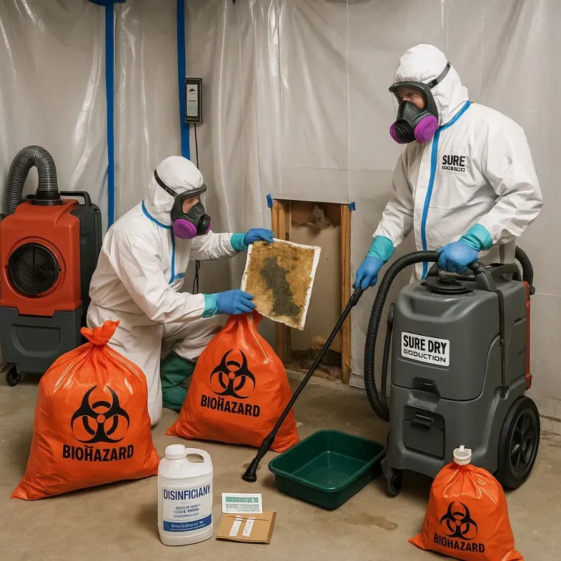 Contaminated Water Handling Protocols process in Reinbeck, IA